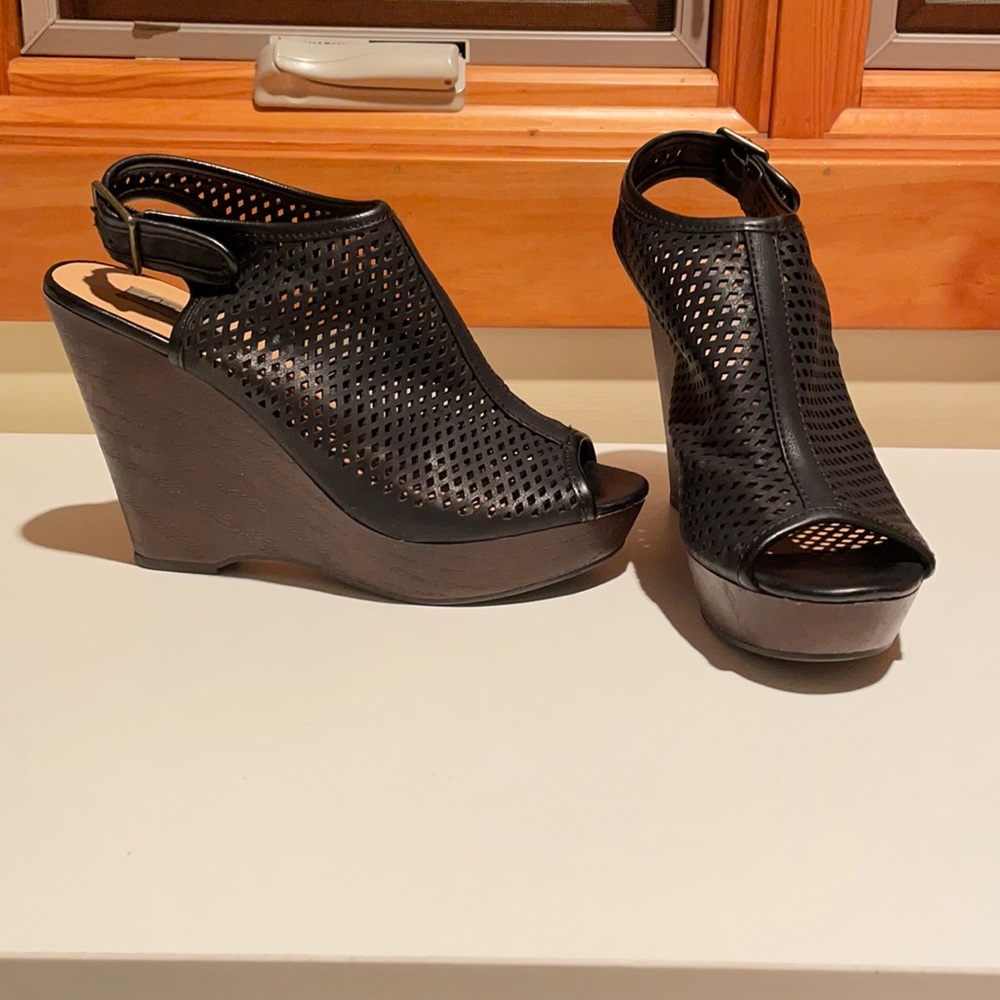 Wood&Leather Wedges